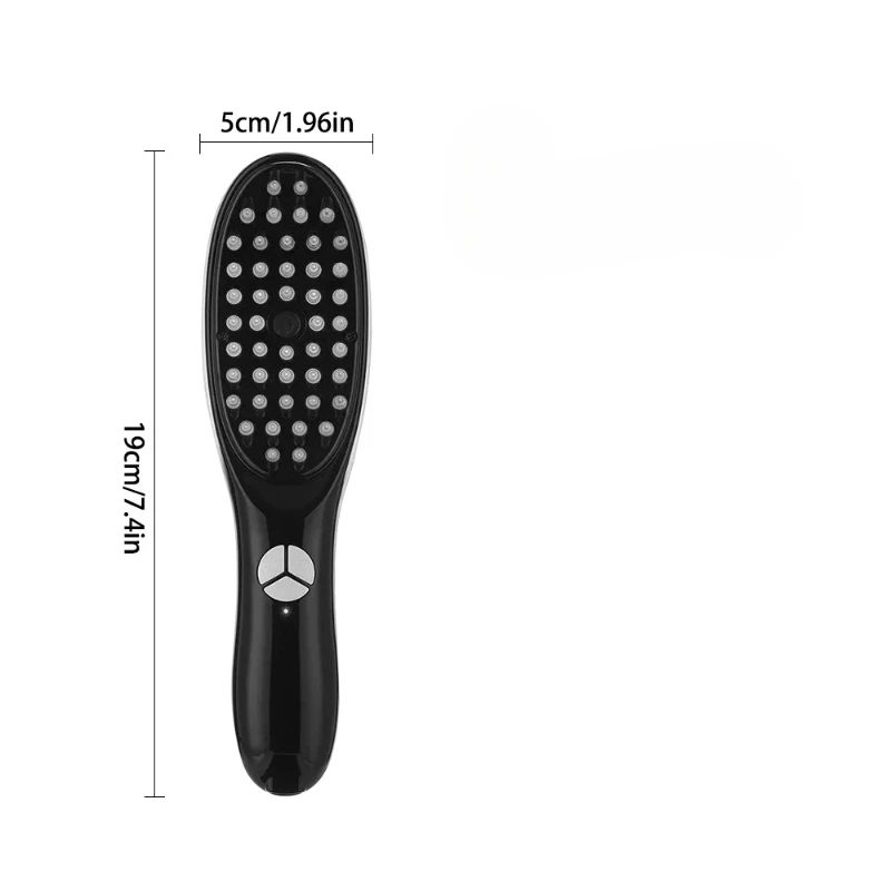 

Electric Massage Comb Head Meridian Comb Phototherapy Brush Anti-hair Loss Talisman Scalp on The Medicine Health Hair Comb