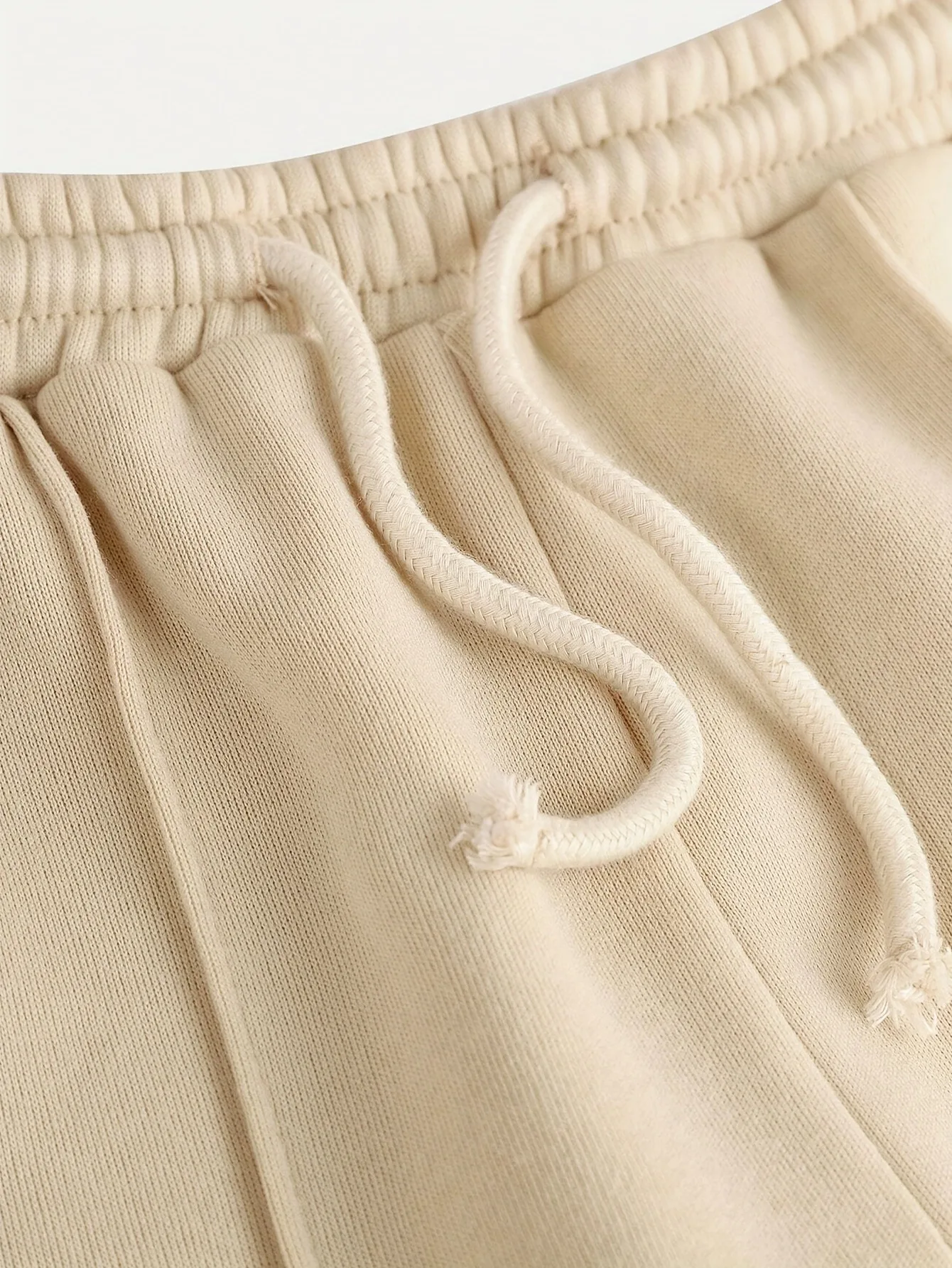 2-teiliges Set für Kinder und Mädchen, kurze Bomberjacke mit Reißverschluss und Hose mit weitem Bein und Kordelzug, lässiges, sportliches Herbst-Outfit – Detail 4