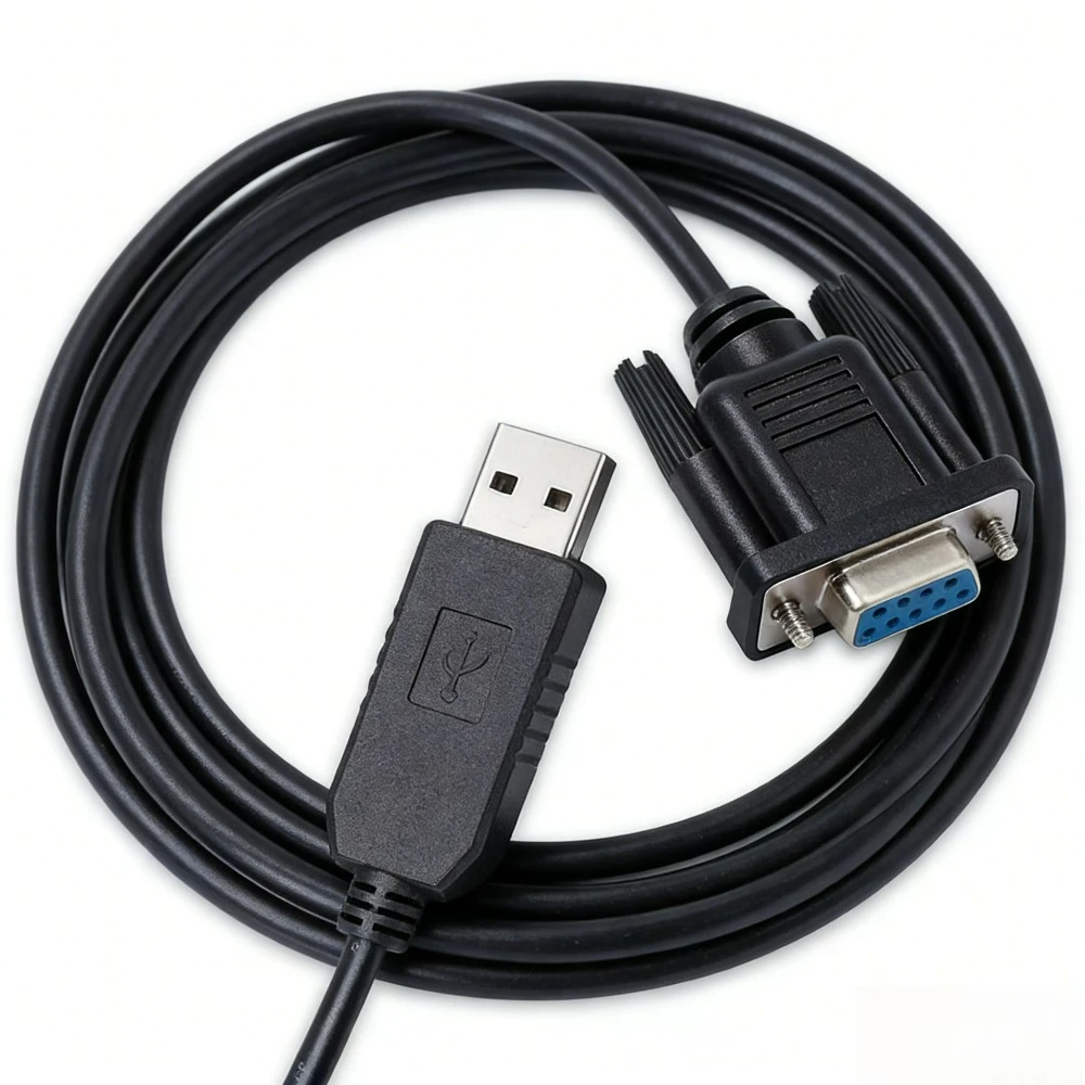 FTDI FT231XS USB to DB9 Female CAT Programming Cable Compatible with Yaesu FT-847 VR-5000 NM-9F