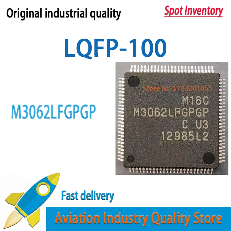 1PCS/LOT M3062LFGPGP M3062LFGP 62LFGPGP  M3062 LQFP-100   Brand new in stock