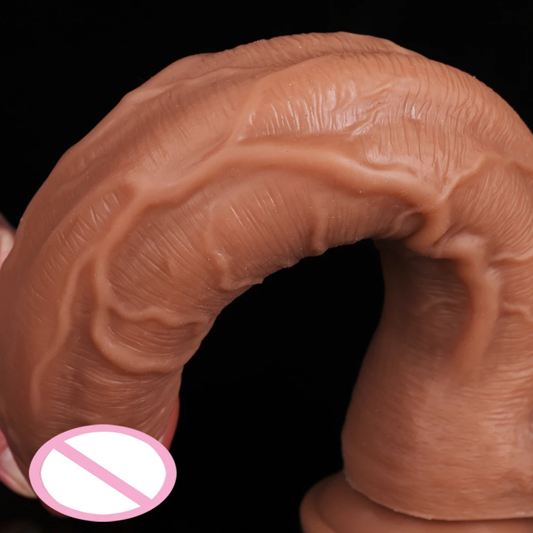 Huge Dildo Realistic Phallus Silicone Penis Suction Cup Skin Feeling for Women Male Masturbator Anal Plug Sex Toys for Adults 18