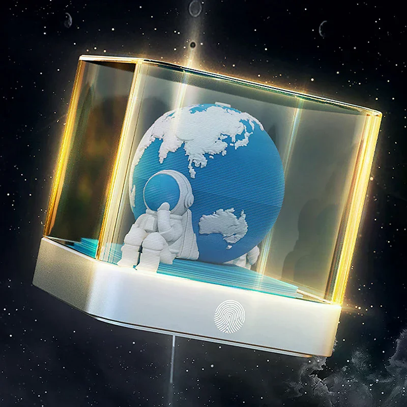 

3D Memo Pad Desk Calendar Earth Spaceman Sakura Panda Yellow Duck Cute Animal Notepad Kawaii Stationery Christmas Birthday Gift