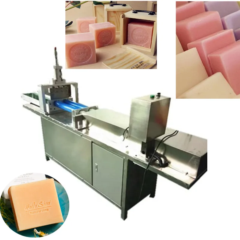 ماكينة تقطيع قطع الصابون الأوتوماتيكية من النوع الأوتوماتيكي 1.2 كيلو وات ماكينة قطع شريط الصابون اليدوية 220 فولت ماكينة صنع شريط الصابون