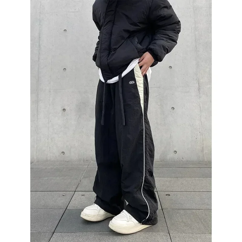 

Men Streetwear Chic Cargo Korean Harajuku Casual Parachute Tech Pants for Women Sweatpants Wide Leg Joggers Trousers Clothes