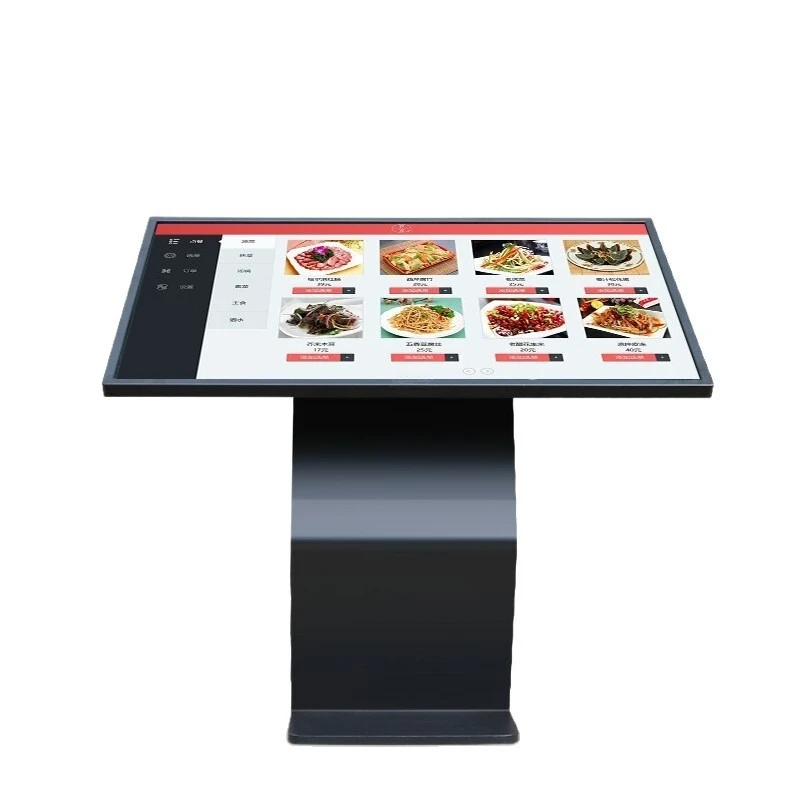 Multimedia 65-inch horizontal LCD touch inquiry all-in-one machine Floor-to-ceiling vertical advertising machine Self-service
