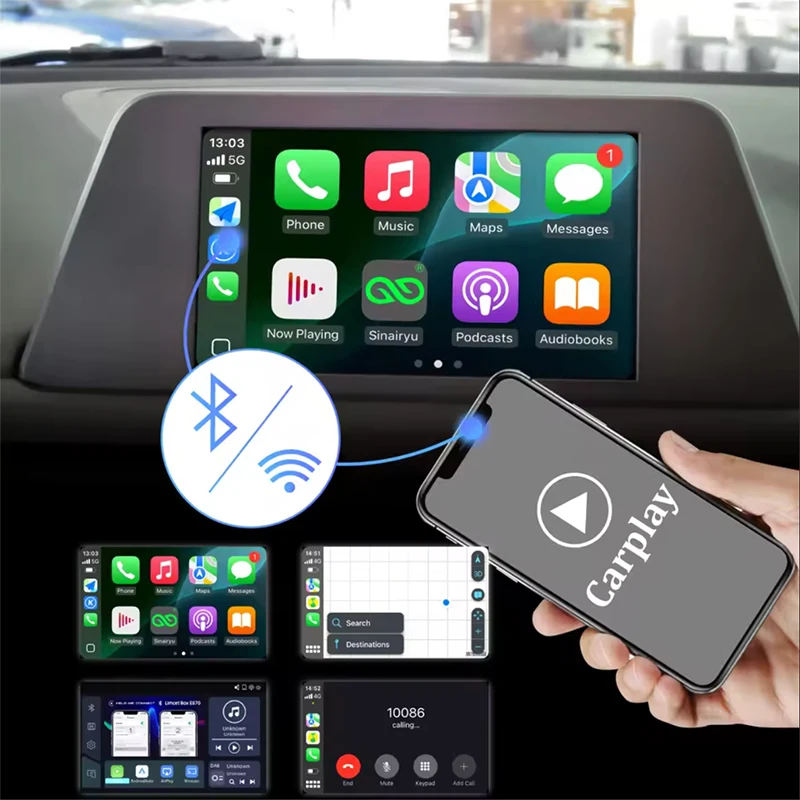 CarPlay Wireless Apple Car Play Android Auto Mirroring Interface for BMW EVO CCC CIC NBT E90 F20 F30 X5 E70 X3 X1 Coupe - Image 2