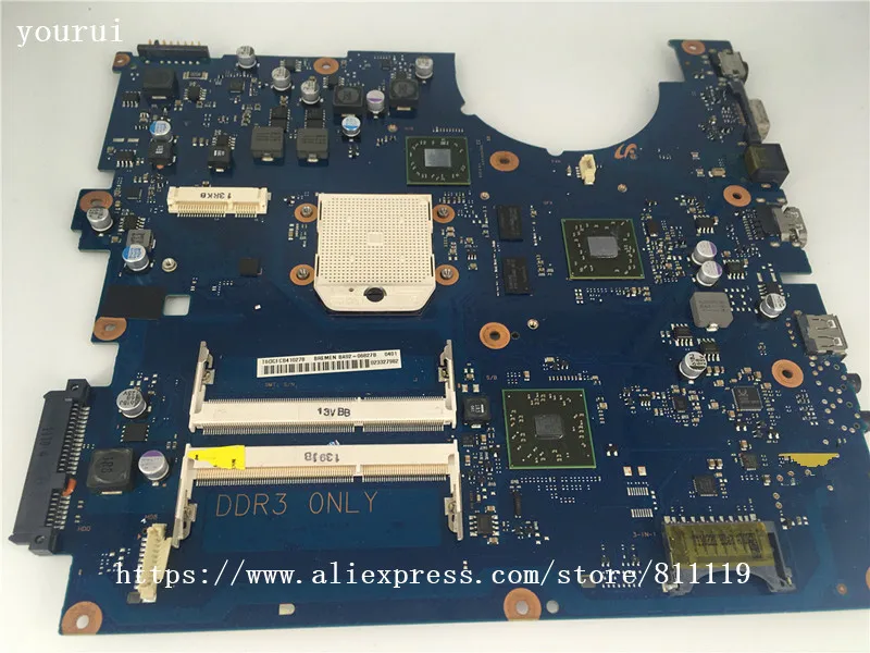 Placa-mãe do Portátil para Samsung Csrzsz Ba9206827a Ba92-06827b Ba41-01359a Np-r525 R525 Ddr3 Testado