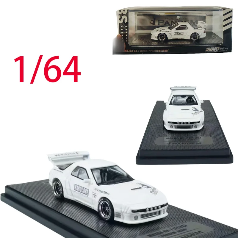 

INNO литой под давлением масштаб 1/64 Mazda, модель автомобиля из сплава Mazda RX7 FC3S PANDEM, игровые транспортные средства, игрушки для мальчиков, оригинальная коллекция коробок