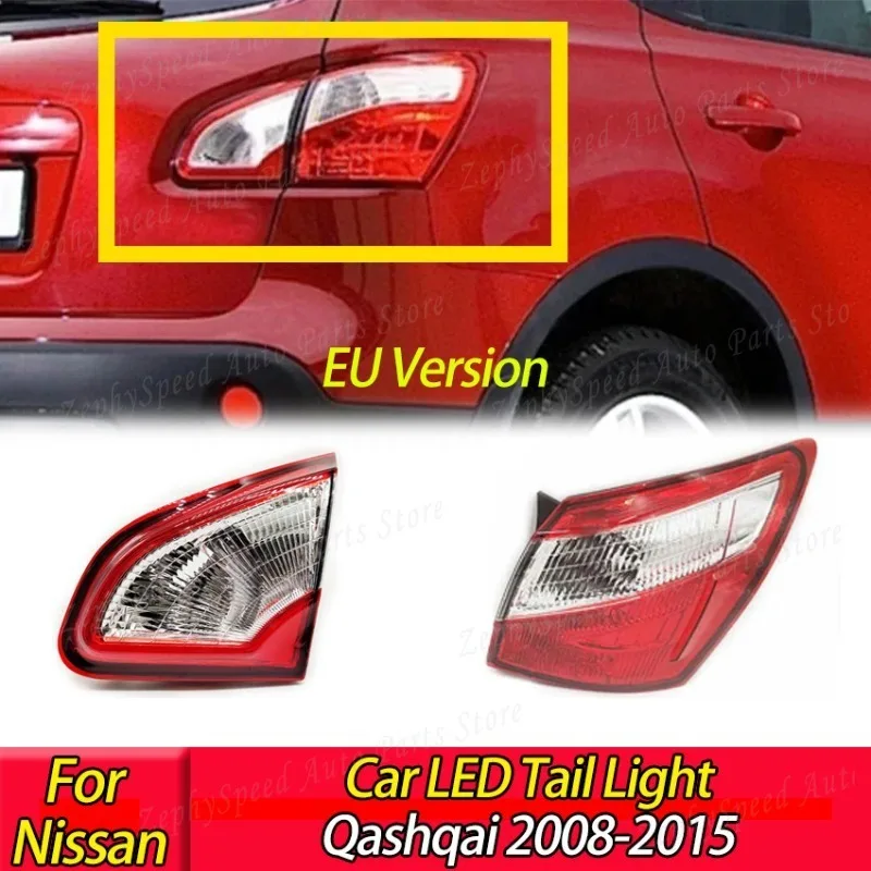 

Светодиодный задний фонарь, стоп-сигнал, указатель поворота, противотуманная фара, комплект задних фонарей для Nissan Qashqai 2008-2015, для европейской версии кузова