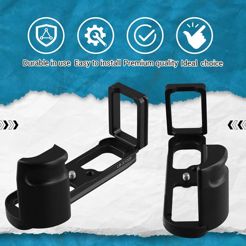 Quick Release L Plate/Bracket Holder Hand Grip Base For Fujifilm Fuji X100f X100f X100f Camera Ball Head