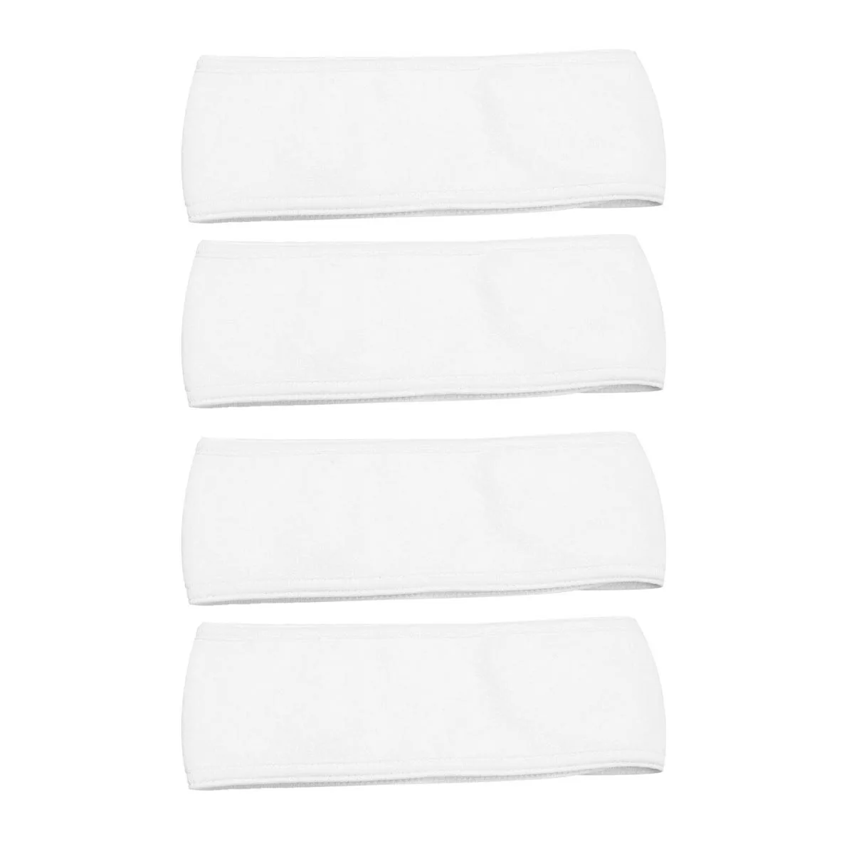 

4PCS Headbands Women Hairband for Shower Bath Face Cleaning Makeup Skincare Elastic Tape Adjustable Comfortable Daily Use Hair