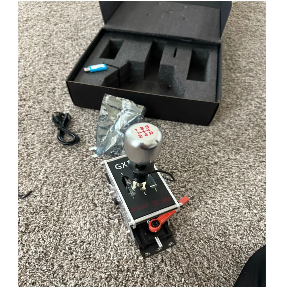 For FANATEC Thrustmaster Logitech Simulated Racing Car Dual-mode Shift Fork Gear H Gear Sequential Shifter Two In One