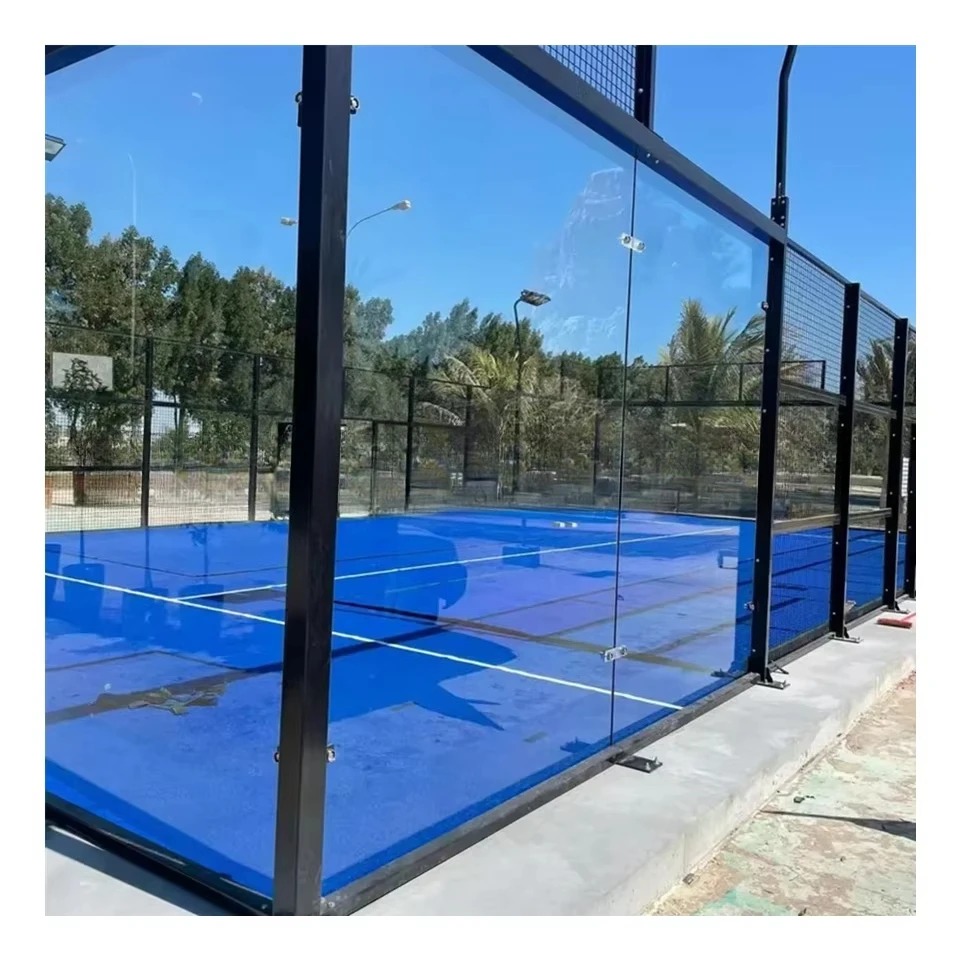2024 Top Quality Outdoor Padel Court Manufacturer China Panoramic Paddle Tennis Court for Sale