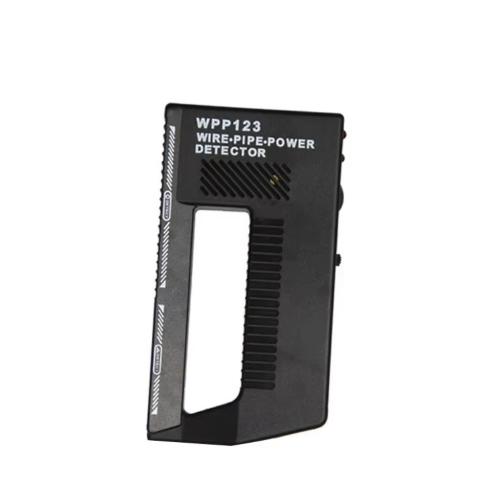WPP123 ABS Metal Detector Black Wall Detector Non Slip Handle Grip Metal Security Scanner Wall Metal Detector