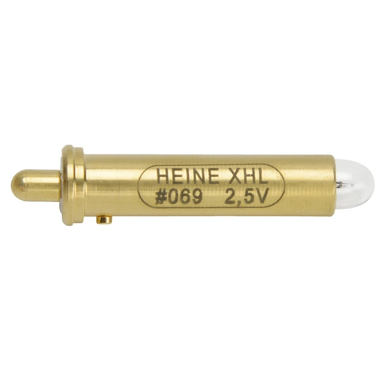 Bombilla para oftalmoscopio HEINE 2.5V X-01.88.069 XHL # 069 Bombilla de oftalmoscopio BETA 200 S M2