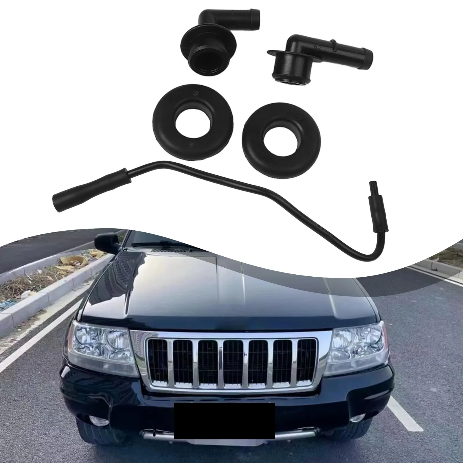 

Complete PCV Valve Grommet Set for Jeep For Cherokee & For Wrangler 4 0L 1997 2004 Engine Compatibility and Reliability