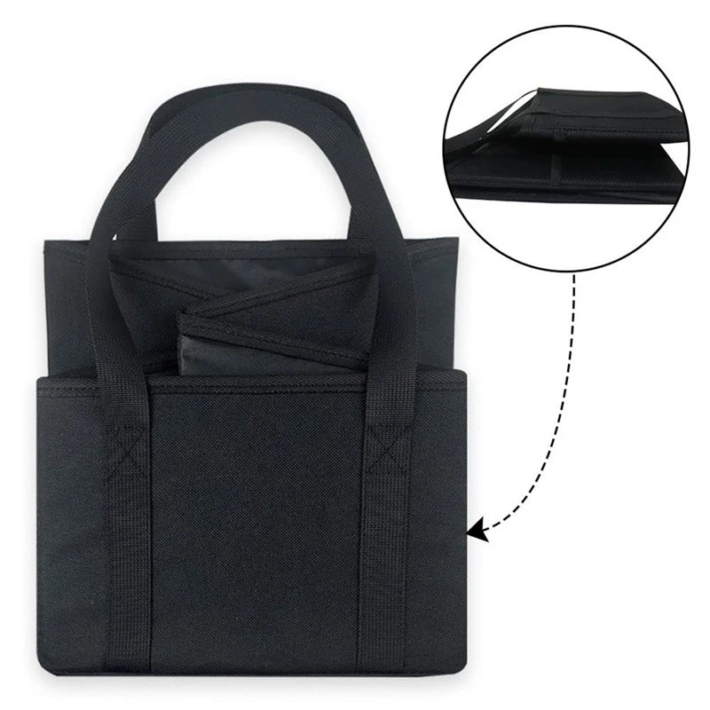 Car Boot Organiser Seat Front Seat Organiser Storage Boxes Large Capacity Portable Compact Simple Black image 5