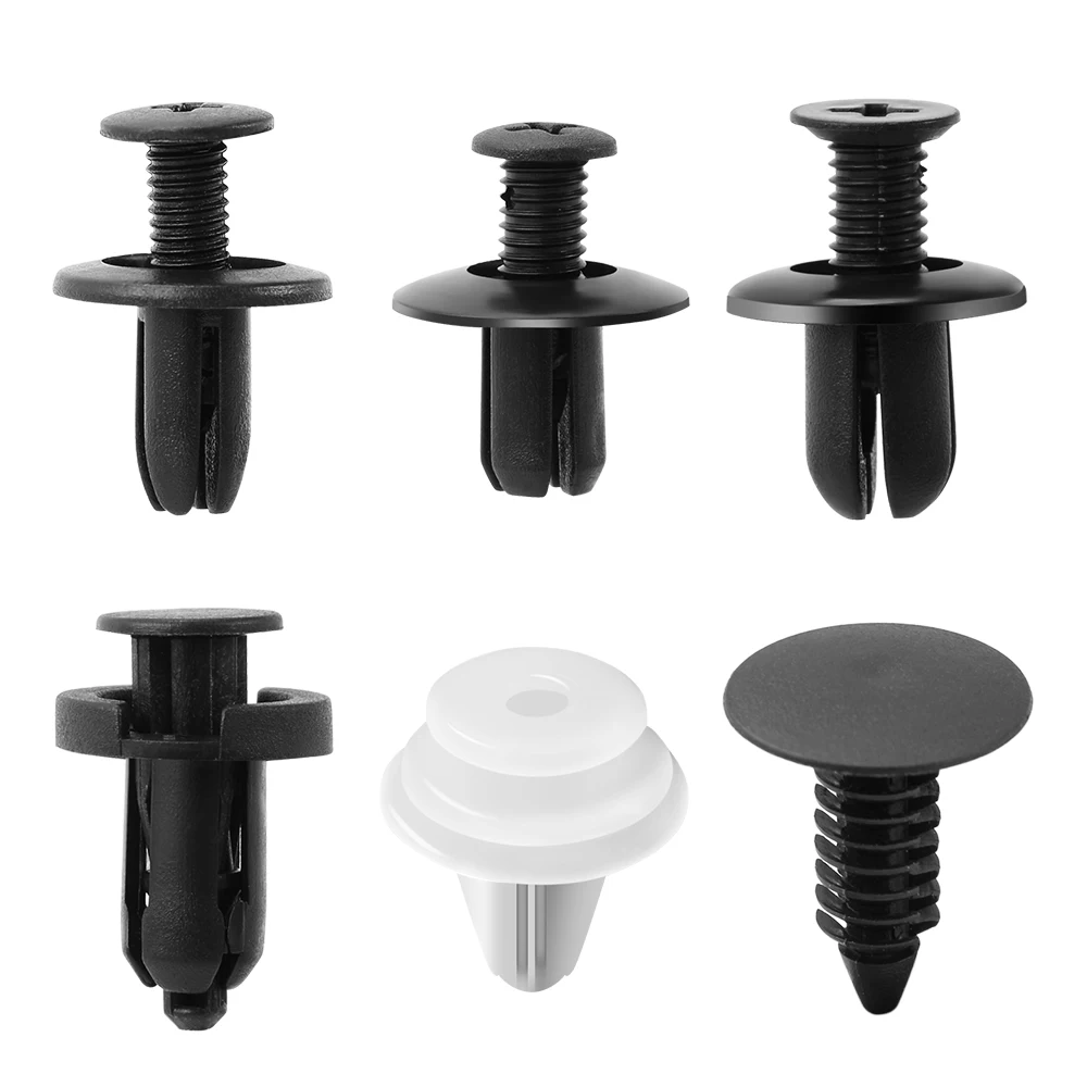 100pcs Car Fastener Clip Mixed For BMW E34 E36 E38 E39 E46 M3 M5 Z3 X5 X1 X2 X4 X6 X7 kia sportage renault kadjar polo gti