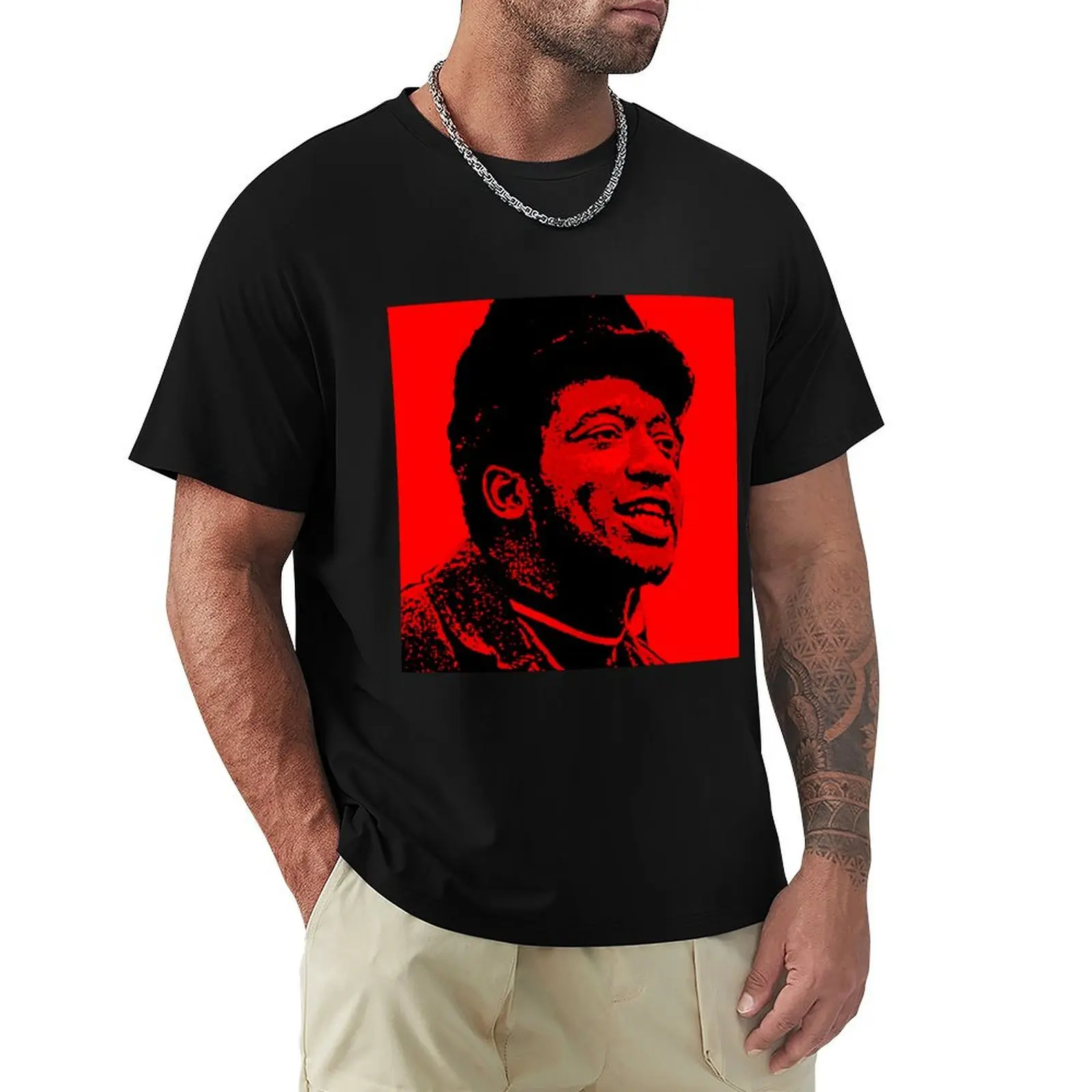Fred Hampton Sr (Rally) 2 T-Shirt Big and Tall Basic Tee Shirt