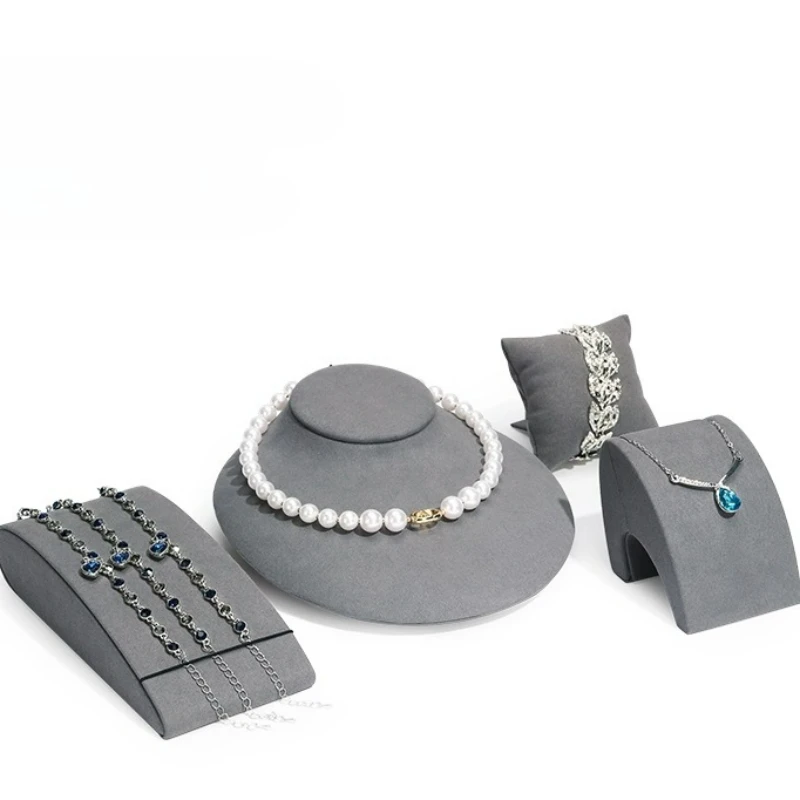 

New jewelry rack, pearl necklace, ring showcase, counter display rack