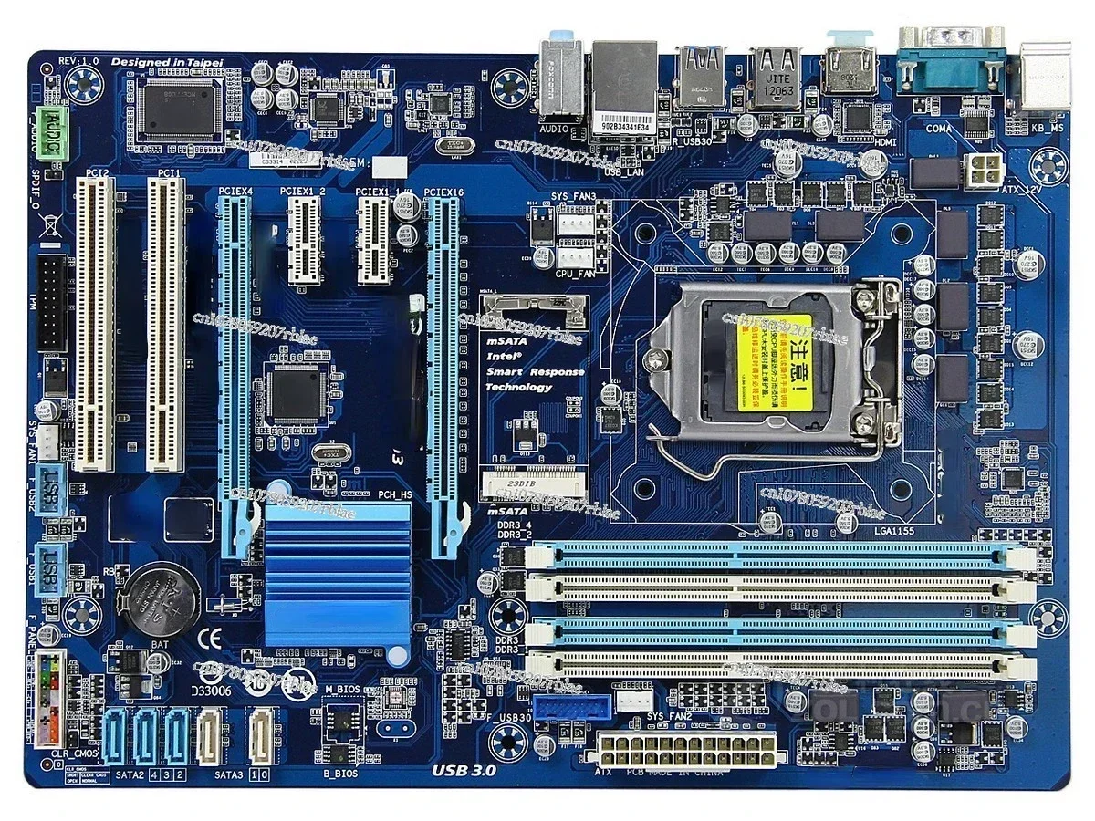 Z77 Mainboard for Gigabyte/Gigabyte GA-Z77P-D3 1155 Mainboard Support 1230 V2 3470