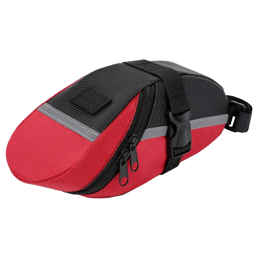 

Waterproof Saddle Seat Storage Pouch For Mountain Road Bike Under Seat Accessories Cycling Pack Red Lightweight Durable