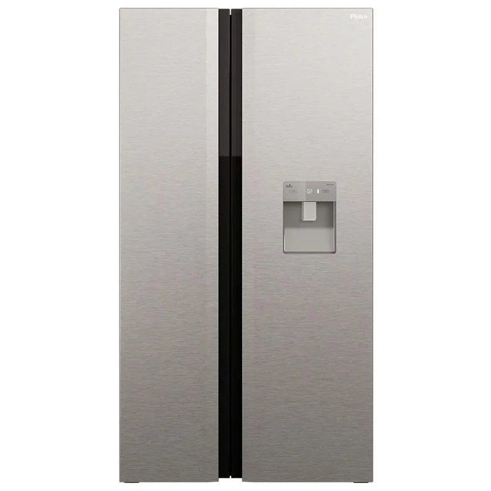 Refrigerador Side By Side Philco 486L Inox  PRF504ID Eco Inverter