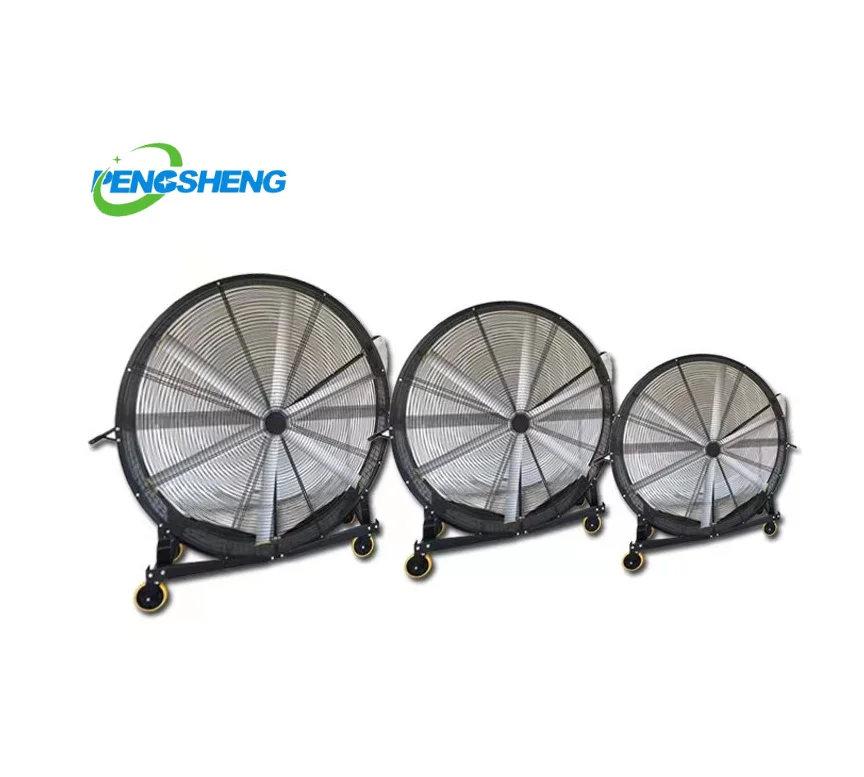 Source manufacturer BLDC Motor Diameter 1m 1.5m 2m Heavy Duty Movable Industrial Floor Stand Fan