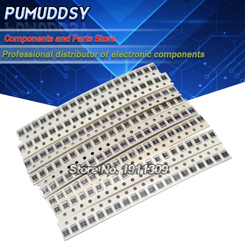 200PCS 5% 1210 SMD resistors assorted kit set ,10 valueX20PCS=200PCS 0R82 0R75 R68 R560 0R50 R47 R33 R22 R150 R100