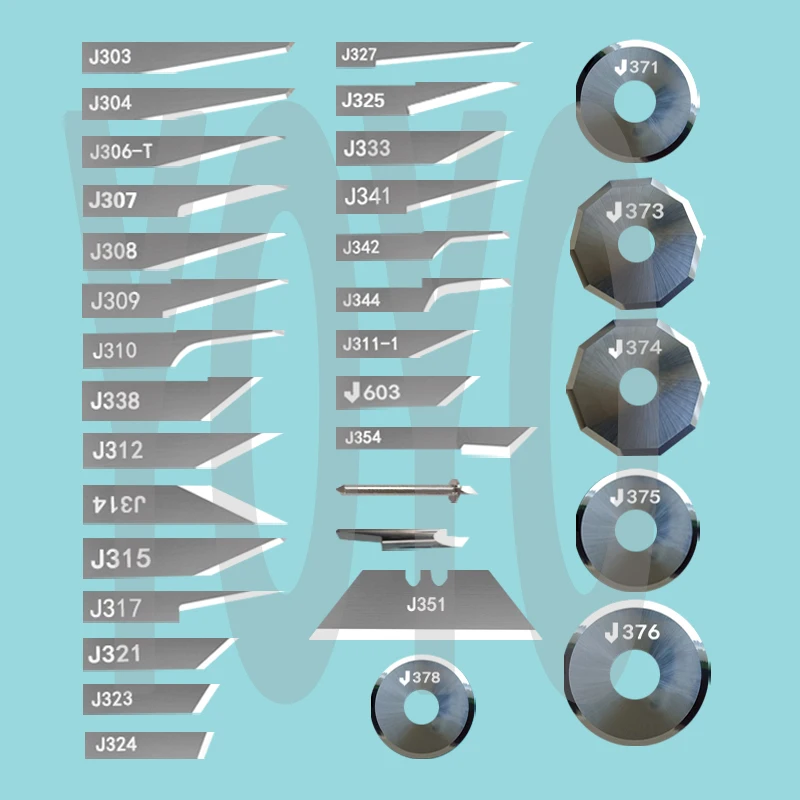 5pcs JingWei Vibrating Knife Jwei Oscillating Blade J201 J208 J301 J319 J321 J327 J338 J341 J347 J351 J354 J360 J379 J384 J603