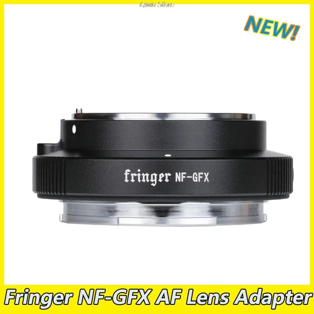 Fringer NF-GFX AF Lens Adapter for Nikon F Sigma Tamron D,F,E Lens to Fuji Fujifim GFX Cameras GFX100 GFX100S GFX50R GFX50S