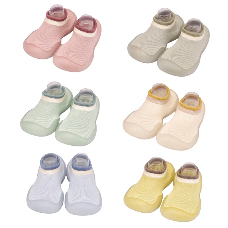 

Лето-весна, детская обувь, первые ходунки, удобные детские туфли на резиновой мягкой нескользящей подошве для мальчиков и девочек, вязаные пинетки