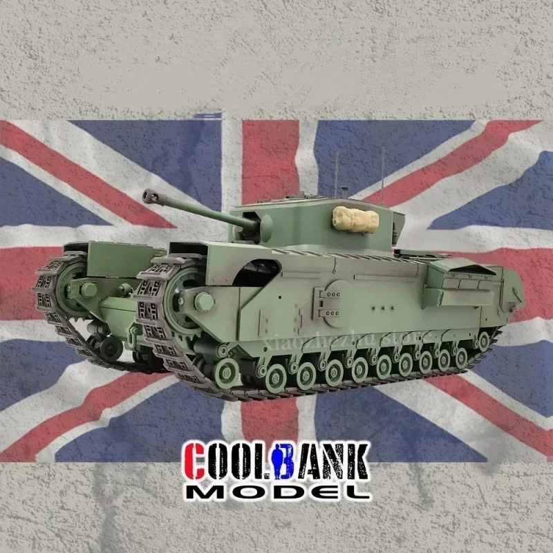 

Hot 1:16 Remote-Controlled Tank Garage Soldier Passenger Churchill C2310 Full Scale Electric Rc Tank Children Military Model Toy