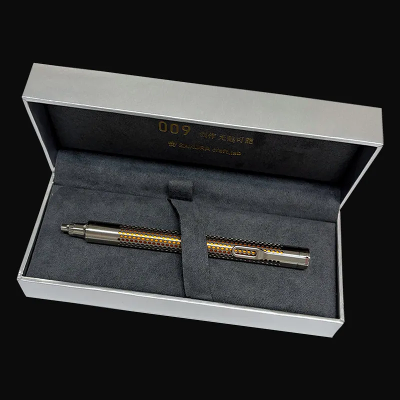 1PC Japan SAKURA Craft-lab 009 Gel Pen Black Ink 0.5mm Business Signature Metal Pen Office Stationary Gift Collection Display