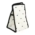 white polka dots