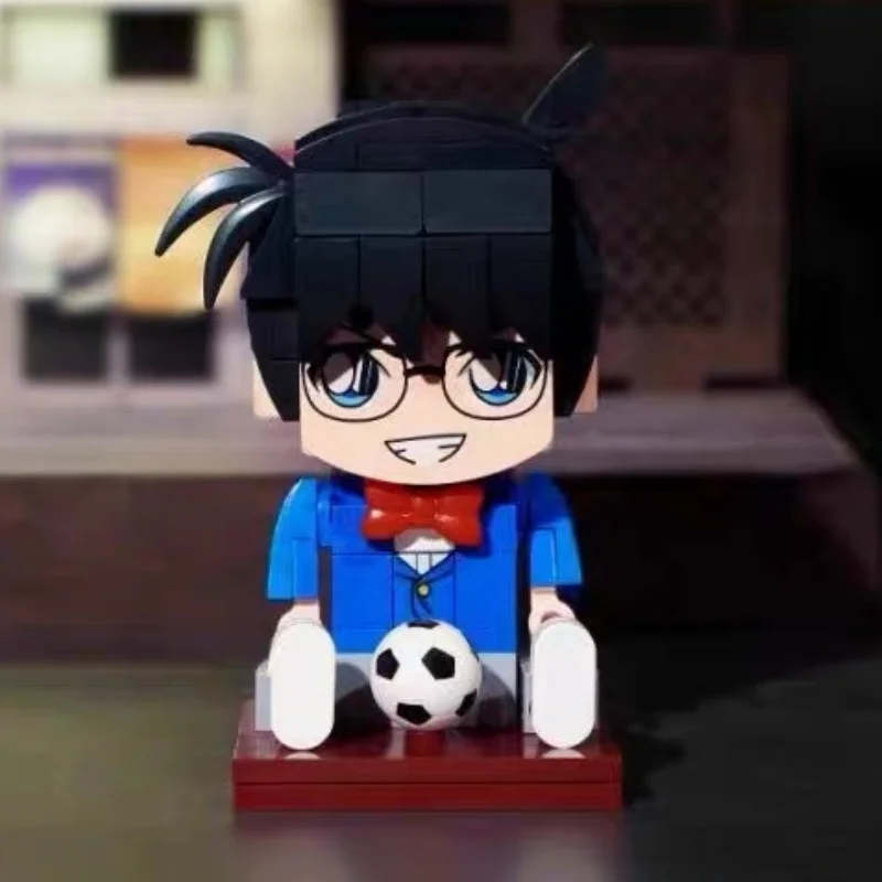 Keeppley Building Blocks Detective Conan Series Edogawa Conan Kuroba Kaito Assembles Models Desktop Ornaments Toys Gifts