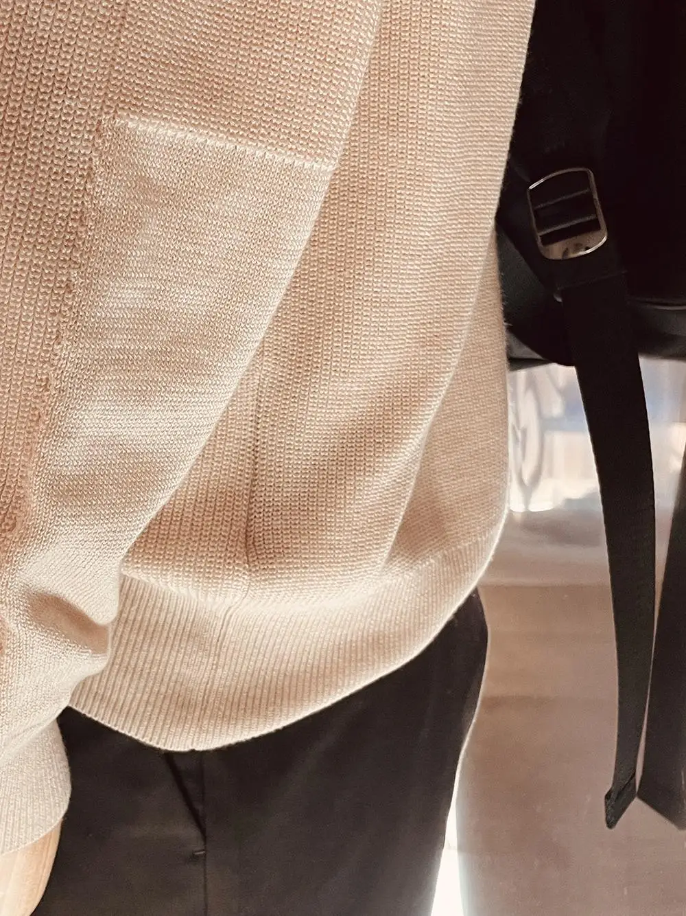 الراقية كامير الحرير محبوك سترة مع كيت جولة Ne للرجال الخريف الشتاء Faion الحضرية Sle طويل Sve اللون