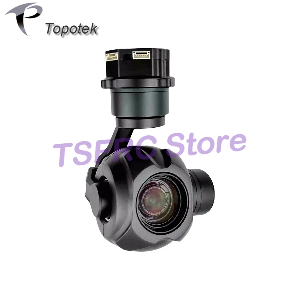 Topotek KIY10S35 10x zoom óptico luz única pan tilt cardán cámara drone electroóptico pod baja luz visión nocturna pod