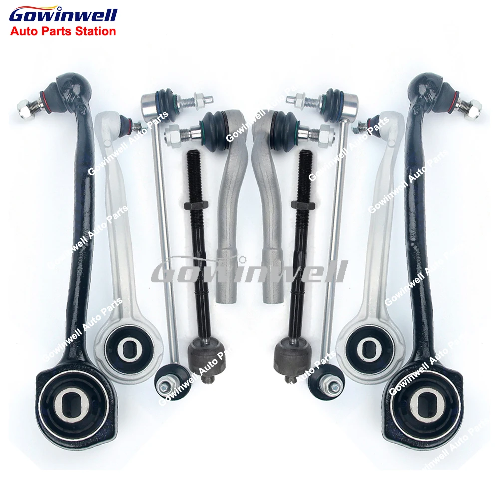 

10pcs Front Suspension Control Arm Ball Joint Stabilizer Link Tie Rod For Mercedes Benz SLK R171 04~11 A2033300111 A2033300211