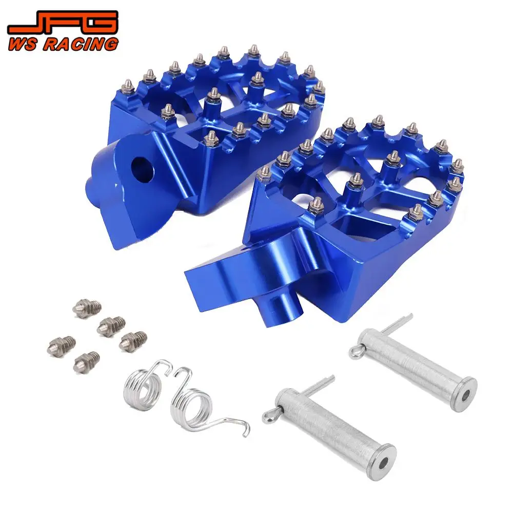 Motorcycle CNC Foot Pegs Rests Footpegs Footrests For Yamaha YZ65 YZ85 YZ125 YZ250 YZ 65 85 125 250 250F 125X 450F WR 250F 450F