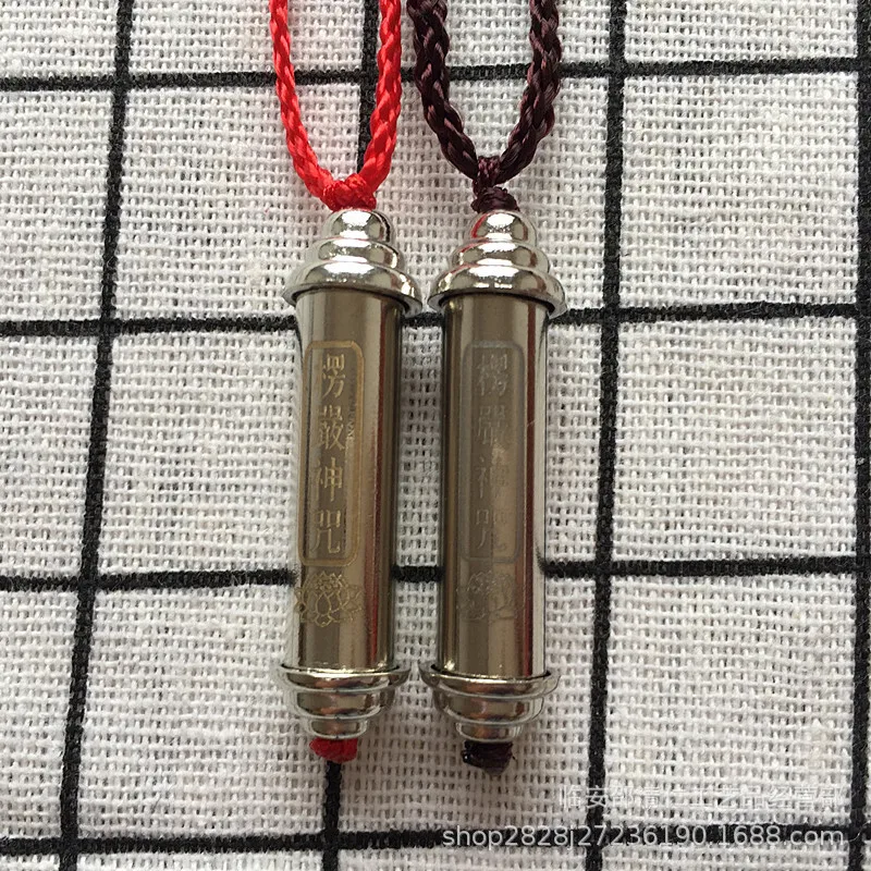 Ling Yan Pendant  Steel Stainless Steel Metal Pendant Necklace Scripture Pendant