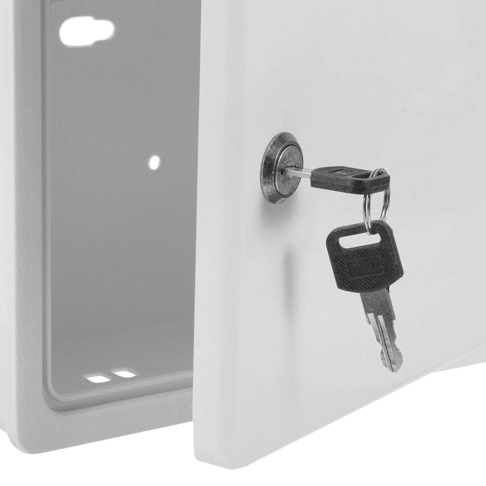 

1Set Lockable Plastic Milk Box Wall Mounted Delivery Box for Mail Storage Milk Bottles Outdoor Package Locker Outdoor Mailbox