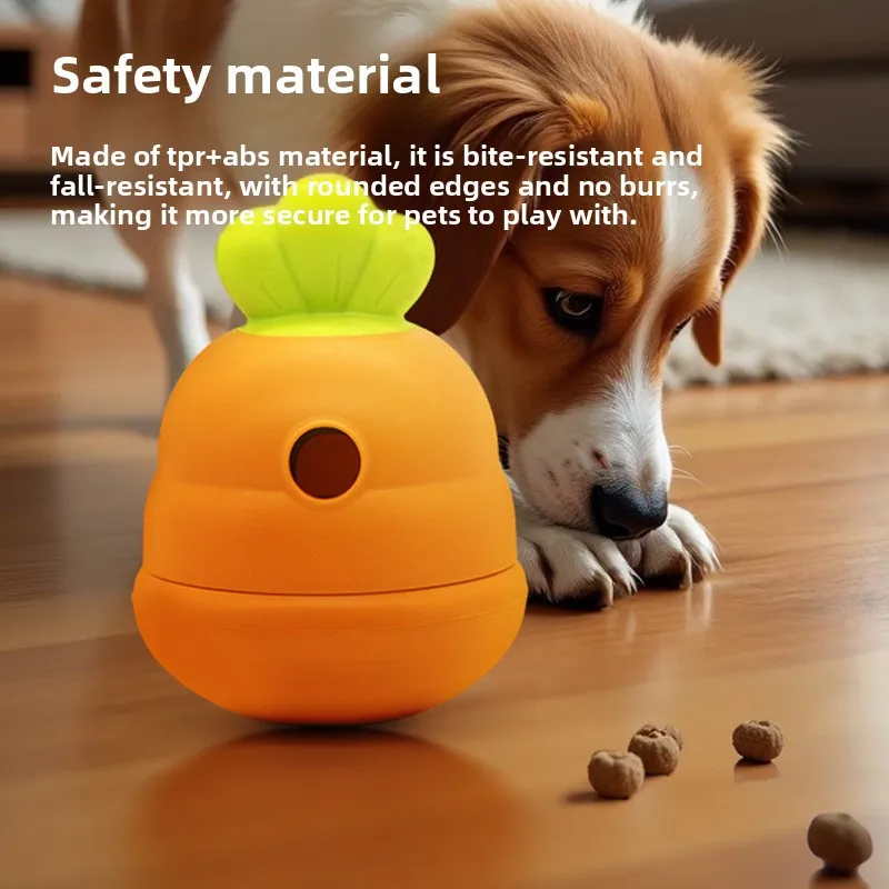 

Dog Toy with Leaky Food Dispenser - Interactive Slow Feeder Puzzle Toy for Dogs, Creative Sound & Shake Design,Dog accessories
