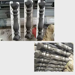 Roman Column Mold for Balcony Railing Building Formwork Preassembled Vase European Style Crimping