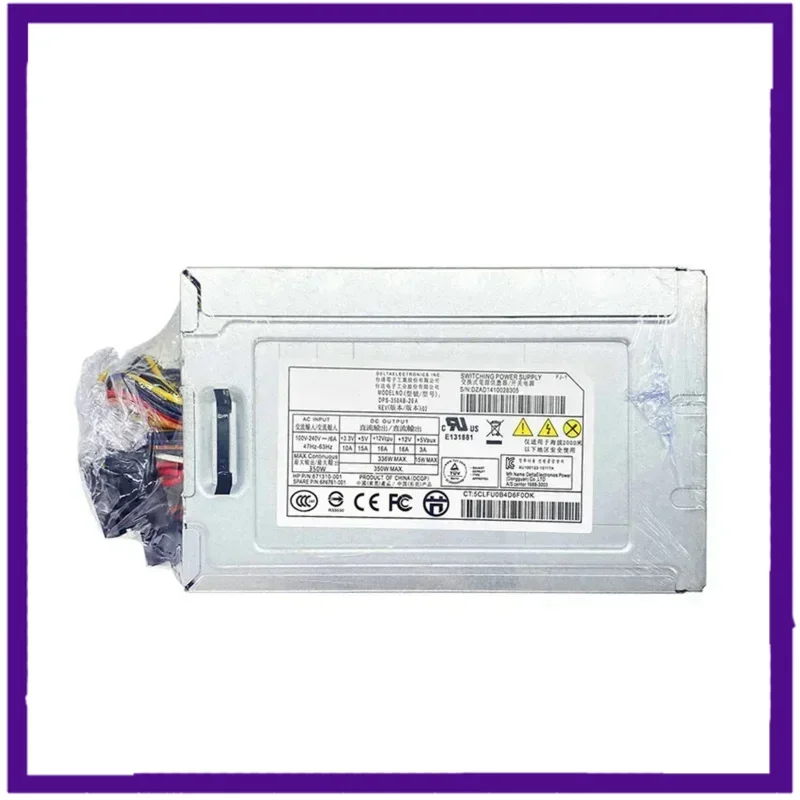 

Original for Ml310e G8 V2 Ml310e G8 Gen8 Server Power 350W 100-240V Switching Power Supply DPS-350AB-20 A 671310-001 686761-00