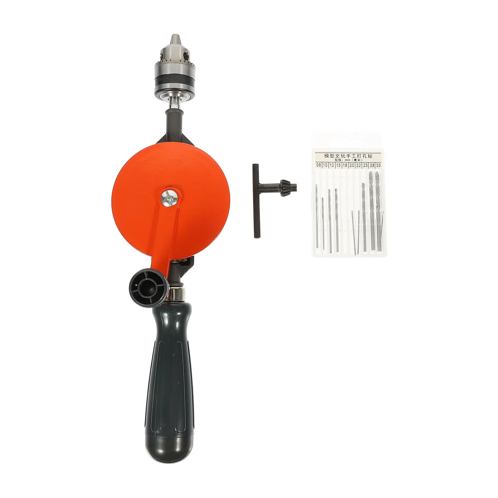 

1Set Hand Drill Manual Woodworking Drill 1 4 Inch Capacity Hand Crank Tool Practical for Wood Bamboo Plastic PVC Acrylic