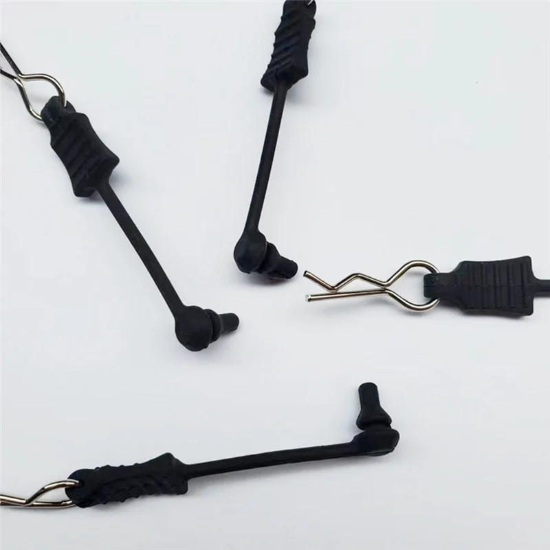 New A26P 4Pcs Rubber Body Clip Retainer Shell Fixed Buckle Lock AR390178 for ARRMA 1/7 Limitless Mojave 1/8 Typhon Kraton RC Car