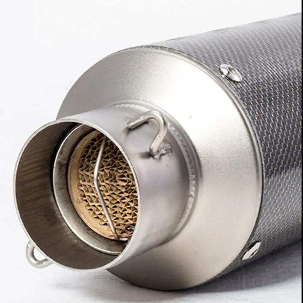 50 مللي متر دراجة نارية العادم الخمار محفز ل DB القاتل المنقولة كاتم الصوت الضوضاء مزيل الصوت سباق