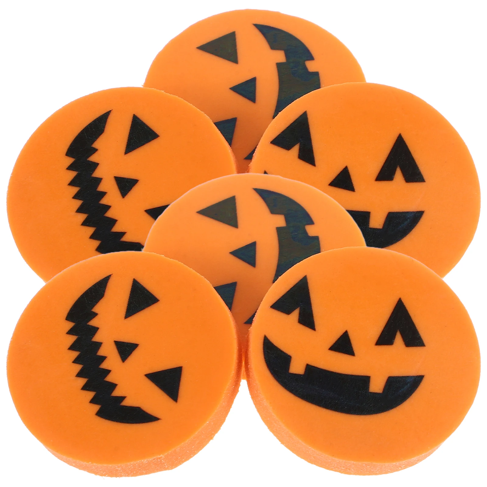 

36 Pcs Erasers for Pumpkin Creative Cartoon Novelty Pencil Stationery Child