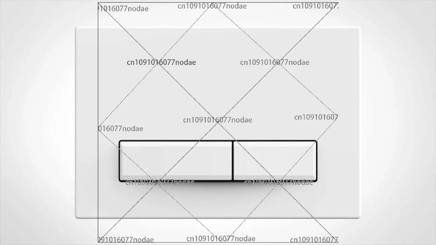 Hotel Bathroom Toilet Water Tank Plastic Plate Dual Flush Button Panel for Concealed Cistern for Sigma01/10/20/30/50